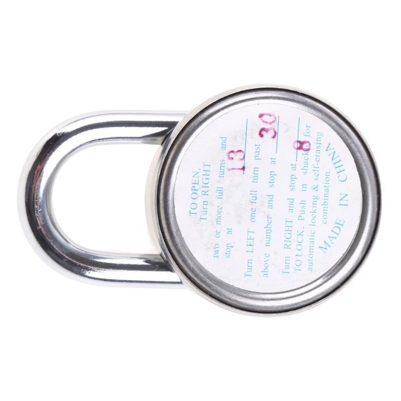 Hot Sell Hardened Steel Shackle Dial Combination Luggage Locker Lock Padlock China Mainland