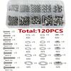 320pcs Premium Stainless Steel Screw and Nut Assortment Kit - Corrosion-Resistant, Snap-in Nuts, M2 To M5 Sizes - Ideal for DIY