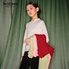 2025 New Chinese Style Girls' White Sweater - Thick Knit Base Layer for Autumn/Winter