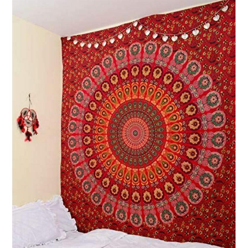 Tapestry Indian hippie gypsy bohemian psychedelic 75x100