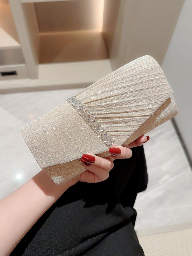 Women's Fashion Rhinestone Embellishment Sparkling Party Bags Evening Bags Clutch Bags Party Bags Prom Bags Dress Bags Evening B