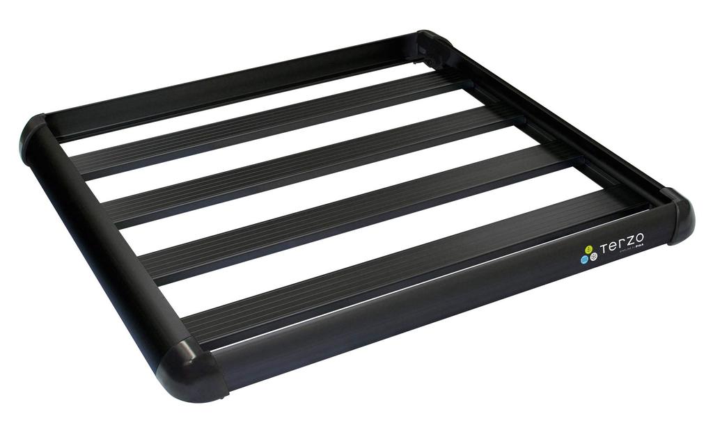 Terzo Aluminum Roof 1 110cm Long X 105cm Standard EA303B (by PIAA) Rack, Piece, Wide, Size, Black,