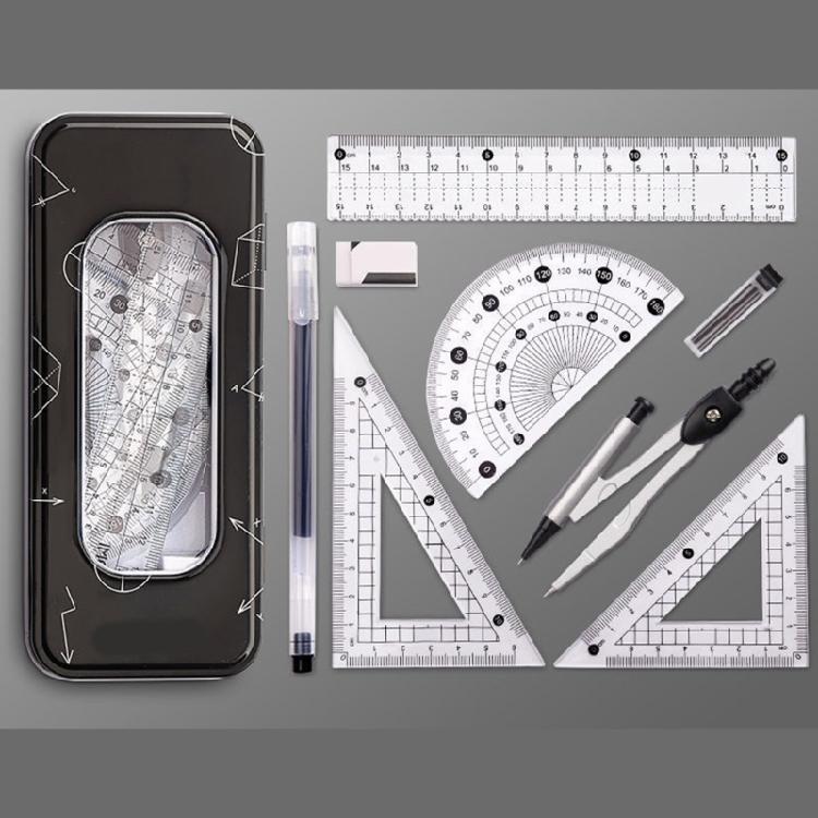 Conjunto de Bússola e Régua Com Pegada Ergonômica Para Uso Confortável em Aula de Matemática Design de Engenharia e Desenho Arquitetônico