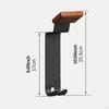 Heavy Duty, Easy To Install Wall Mounted Helmet Rack with , for Coats, Football And Baseball Gear.