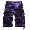 Men's Fashion Camouflage Multi-Pocket Pants Cotton Shorts Overalls Shorts