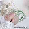 Imitation Jade Achat Glasierte Klingelarmbänder Set
