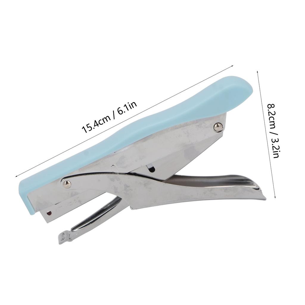 Hand Held Stapler Ergonomic Frosted Surfaces Portable Plier Stapler Home School   Binding Documents