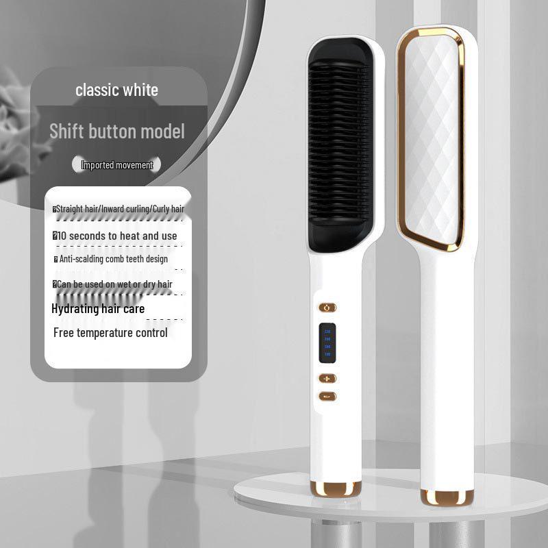 

Dual-Purpose Negative Ion Hair Straightener & Curler - Gentle on Hair