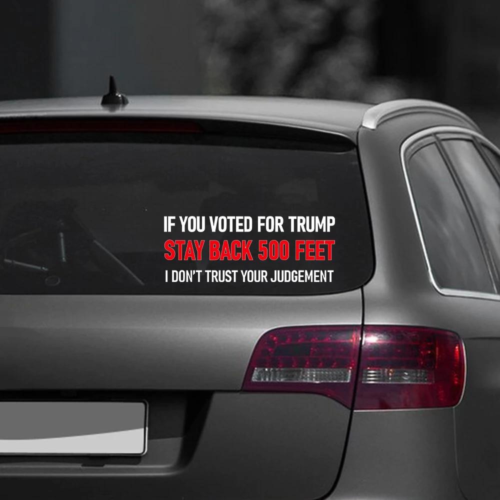 Anti Trump USA US Presidential Election Styling Car Stickers Auto Window Body Laptop Wall Waterproof PVC Decals Auto Accessories