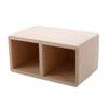 Pen Bracket Container Desktop Storage Box 1/2 Grid Organizer Stationery Organizer Pen Holder