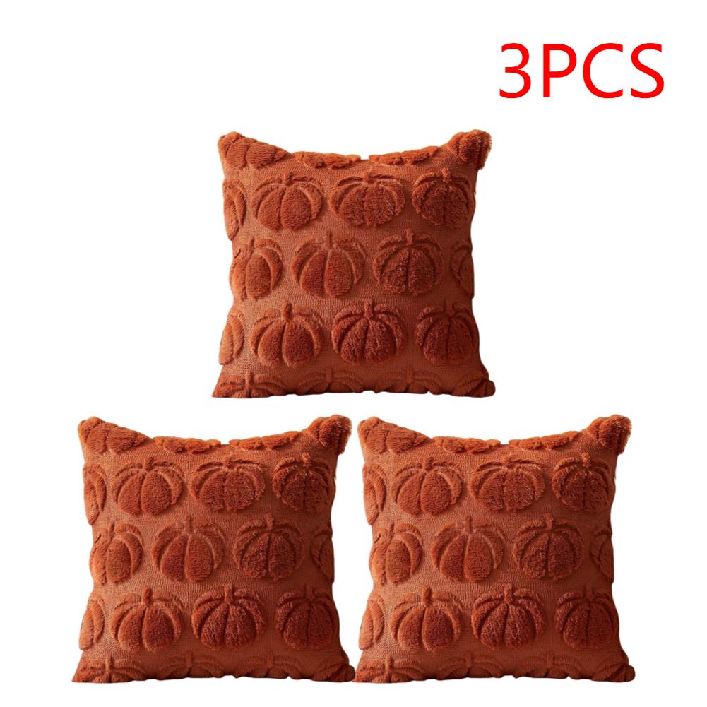 1-4PCS 45x45cm Ghost Pumpkin Pillowcase Pumpkin Cushion Cover Halloween Throw Pillow Cover Halloween Party Decoration