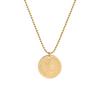 Niche French avatar pendant female, baroque titanium steel non-fading necklace personalized collarbone chain