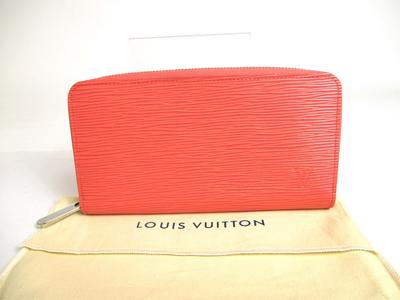 Portafoglio Louis Vuitton Zippy in Pelle Epi Poppypetale con Zip Circolare #a350 Scatola Aperta