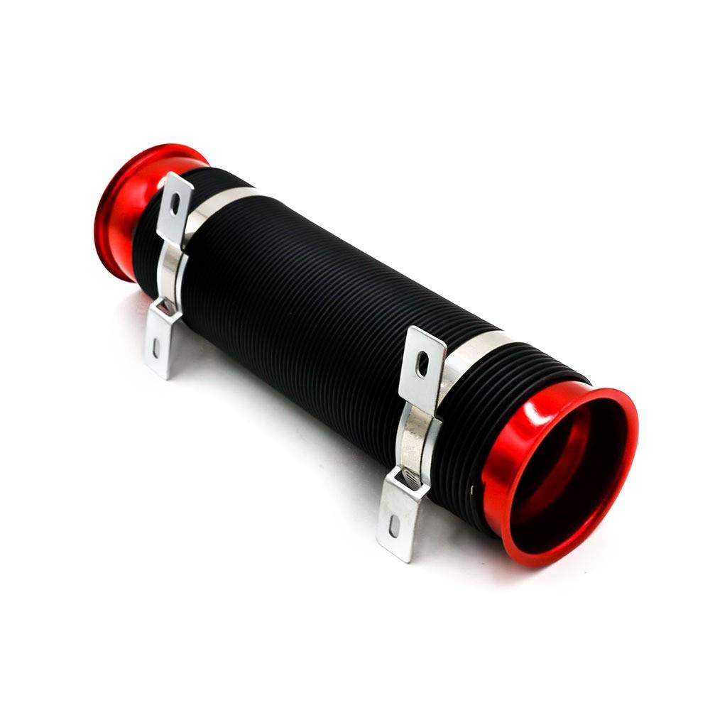 Car Modification 3-inch 76mm Adjustable Intake Telescopic Tube Diversion Hose