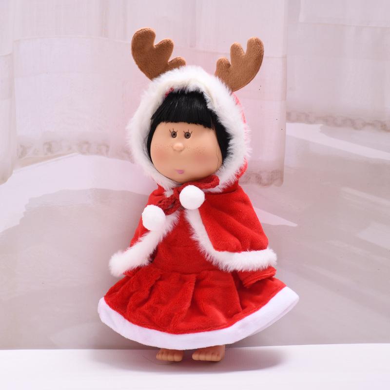 Spain Mia Doll Clothes - 24cm Reindeer Cape Skirt for Mia Figure Dress-up