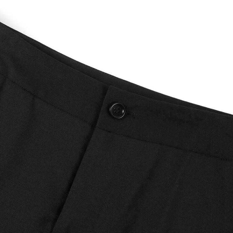 YOUNGOR Women's Wool Blend Straight-Leg Pants