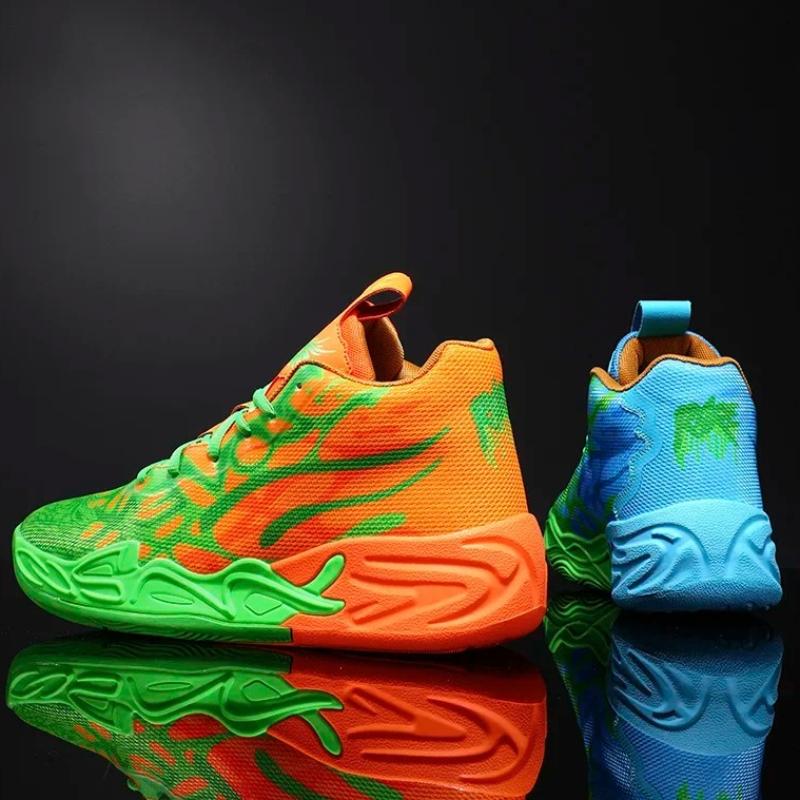 Zapatillas de baloncesto para hombre, transpirables, con amortiguación, antideslizantes, para correr, entrenamiento en gimnasio, deportivas para mujer
