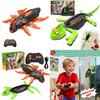 Wireless Remote Control Wall Climbing Lizard Toy With Led Design For Kids