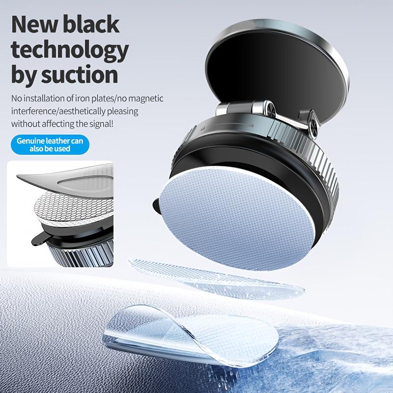 15W Fast Wireless Charging Car Phone Mount, Strong Magnetic Foldable Phone Holder 360° Rotation Universal Car Navigation Mount