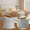 4pcs Bed Sheet Clips & Holders - Durable PP Plastic, Grey Geometric Design, Secure Non-Slip Grip for All Bed Sizes, Prevents Sliding