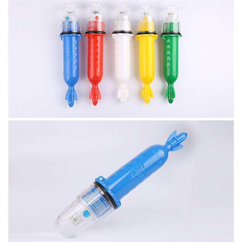Various Colors Fishing Net Signal Light Attract Fishing Net Lamp Float Light