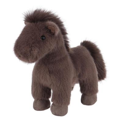 Aprikose Lamm Wildpferd - Braunes Plüschtier, Weich und Niedlich, Flauschiges Wildpferd - Braun, 24cm, Geeignet für Jungen und Mädchen