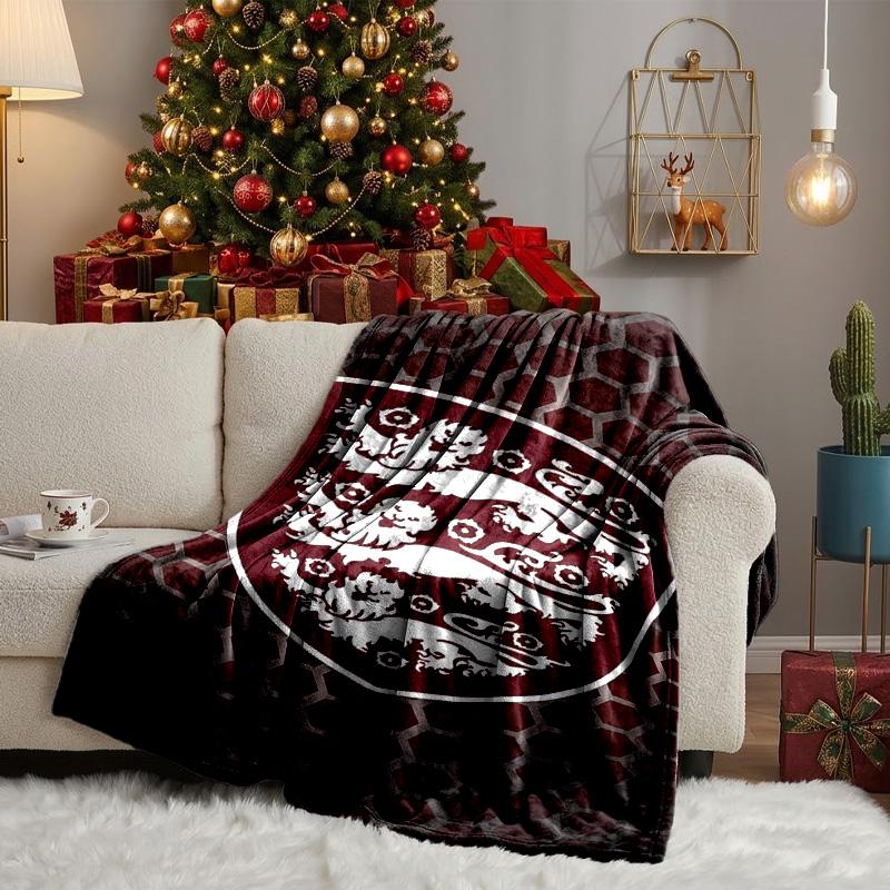 EnglFootball Crest Blanket Lightweight Ideal Bedding Blanket Perfect for Travel, Camping, Living Rooms, Offices, Sofas, Fan Christmas gift