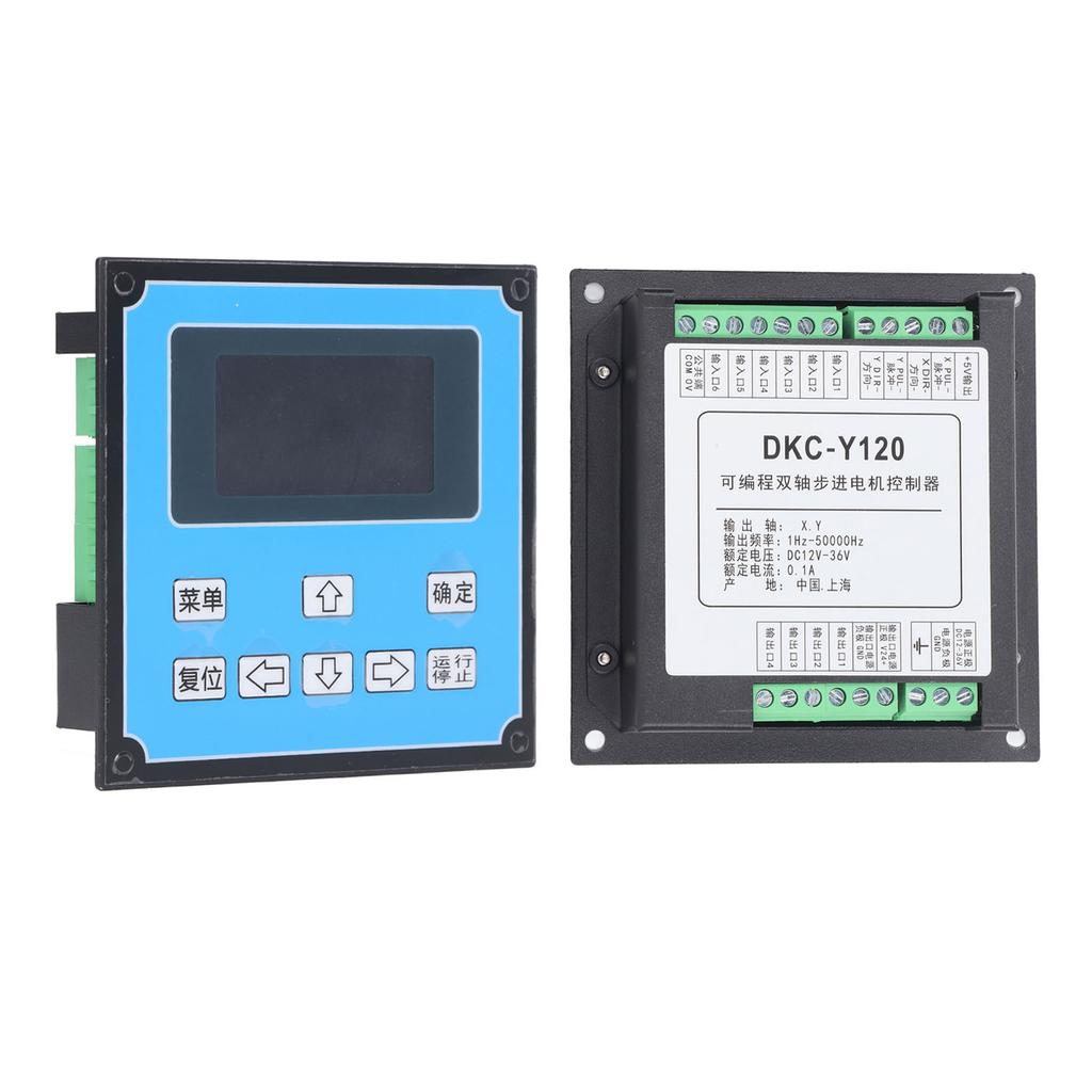 Programmable Step Servo Motor Controller LCD Display Tight Connection Motor Control Panel PLC Contro