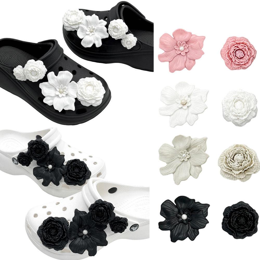 Shoes Accessories Shoe Charms For Clogs DIY Fashion Flowers Series Shoes Accessories Shoe Clips Hole Sandal Garden Shoe Buckle
