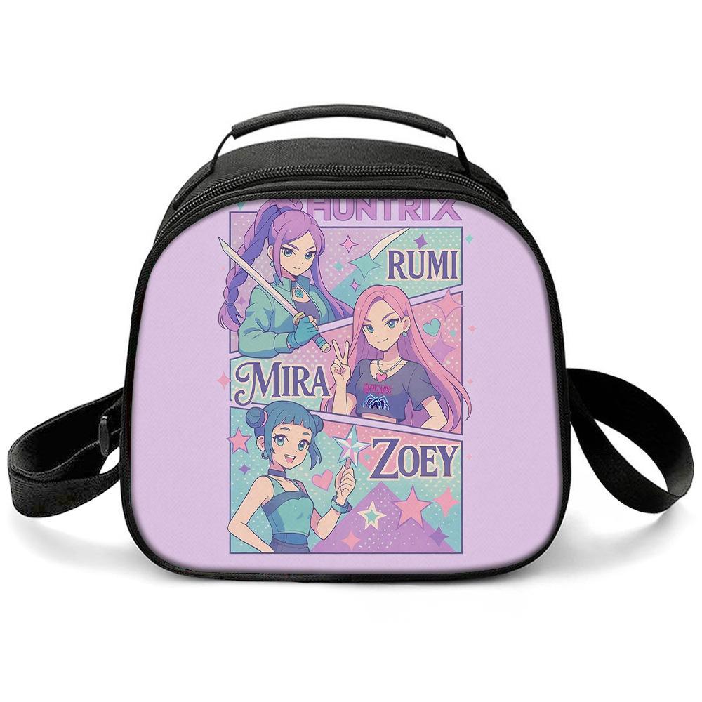 KPOP Witch Hunters Printed Cartoon Student Warm Lunch Bag Messenger Bag