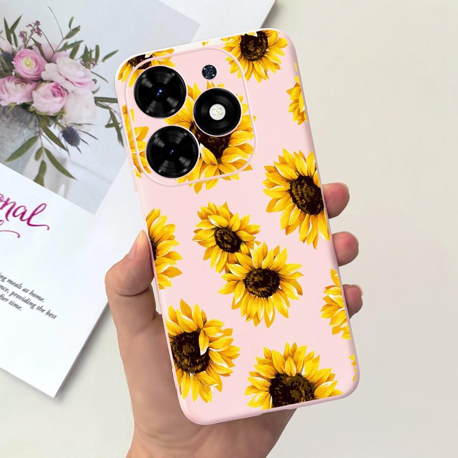 For Tecno Spark GO 2024 Case Spark 20C Spark20 Pop 8 Para Shell Silicone Soft TPU Bumper Cartoon Cool Cute Style Pattern Capas