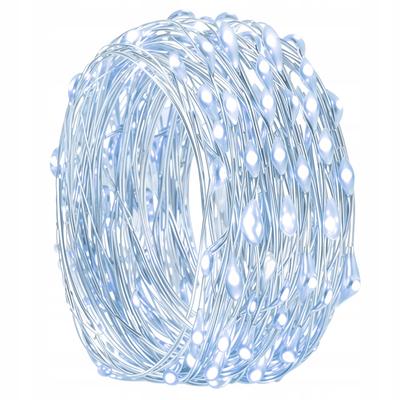 Druciki Led 100 Choinkowe Girlanda Na Stroik 10M Rgb Kolorowe
