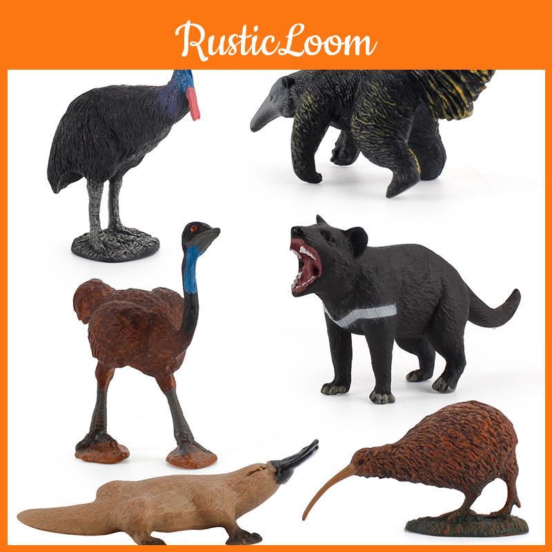 Anteater Platypus Animal Figures Set With Pvc Material For Educational Display And Collectors