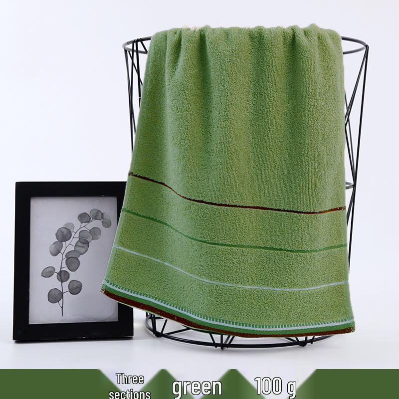 100% Bomull Absorberande Vuxenhandduk – Förtjockad, Mjuk, Ren Bomull