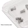 8pcs Stainless Steel Micro Watch Repair Screws 1.2 X 1.6 X 3.25mm 1 X 1.4 X 3.2mm Watch Back Cover Screws 1 X 1.3 X 2.4mm