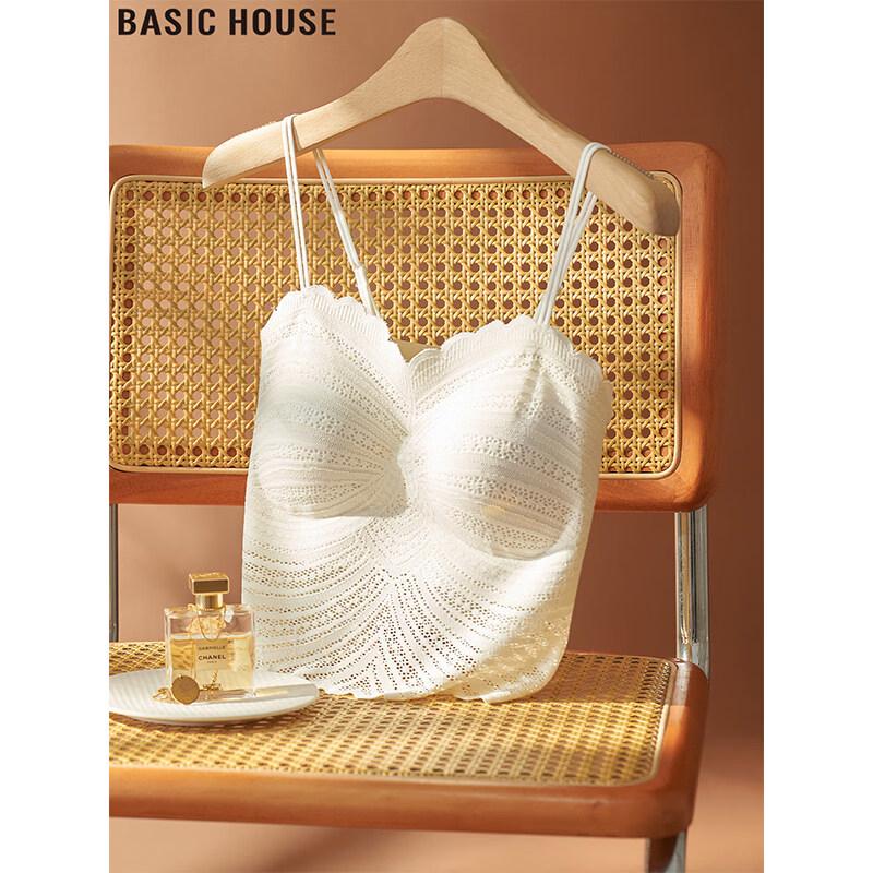 

Basic House Women s Hollow Back Knit Camisole One Size