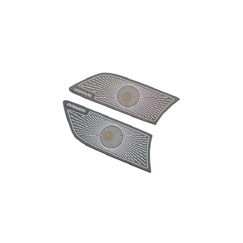 For BYD Han Ev Dm   Car Accessories Stainless Steel Rear Door Panel Tweeter Horn Cover Decorated With Sequ