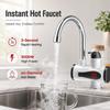 3-Second Rapid Heating Electric Water Heater Tap Tankless Water Heater Faucet  Household Use