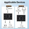 2 Way 3.5mm RCA Stereo Audio Switcher 2 in 1 Out/1 in 2 Out RCA Stereo Audio Switch with Mute Button Bi-Directional Audio Splitter