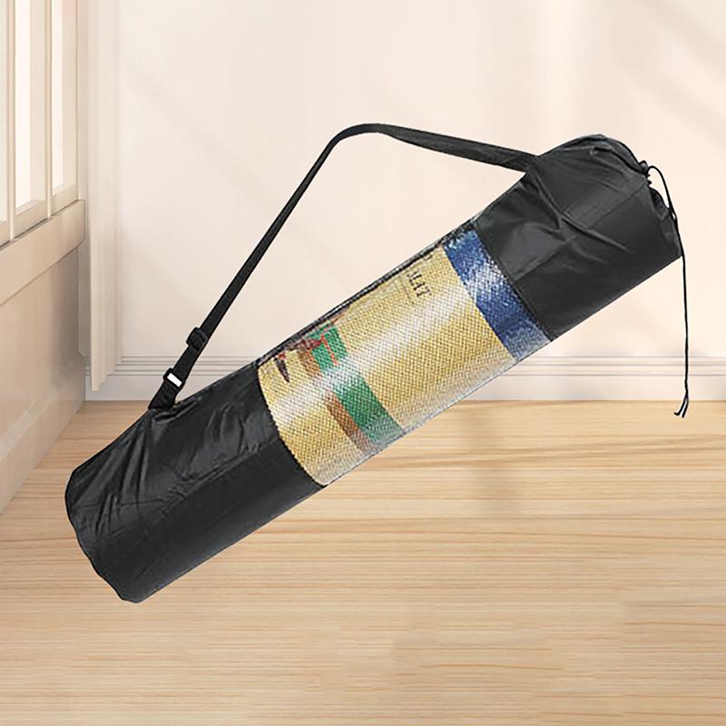 Yoga Mat Mesh Bag Thickened Oxford Cloth Pocket Yoga Mat Mesh Bag Backpack Convenient Mesh Yoga Mat Storage Bag