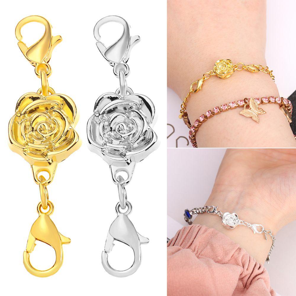 

Alloy Connector Hook Jewelry Making Supplies Magnetic Clasps Necklace Bracelet Connector Buckle gold-1PCS