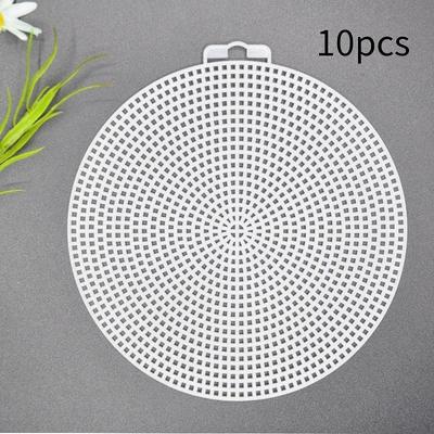 10 Pack of Mesh Canvas Sheets for Crafting and Needlepoint Projects