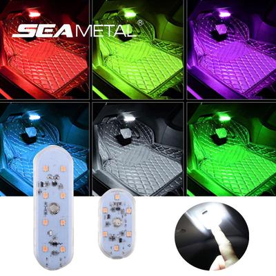 Wewnętrzne światło samochodowe Automatyczna lampka do czytania na suficie LED Stylizacja samochodu Dotykowa lampka nocna Mini ładowanie USB