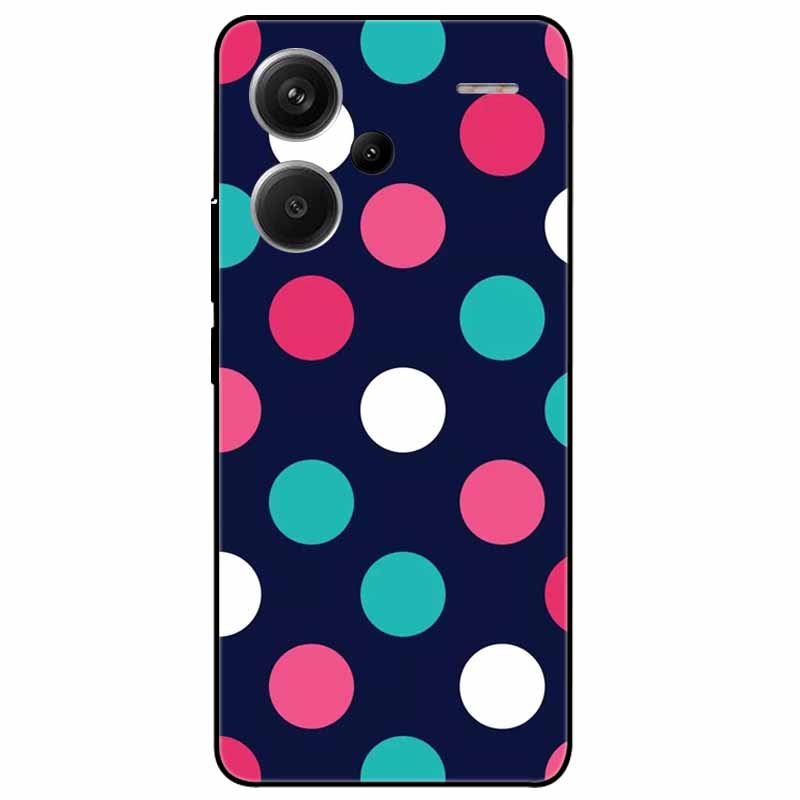 For Redmi Note 13 Pro Plus 5G Pro+ Case Soft Black Painted Cats TPU Funda For Xiaomi Redmi Note 13 Pro 5G Note13 Silicone Cover