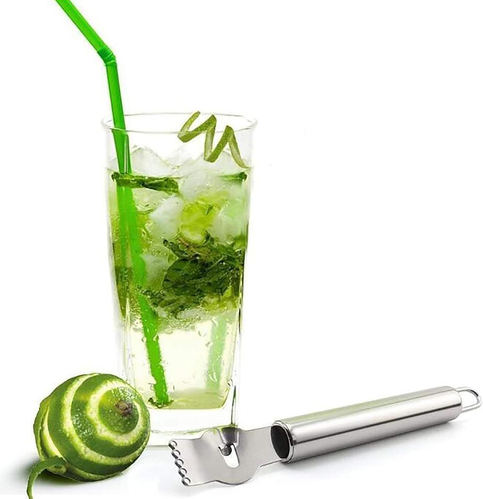 Stainless Steel Lemon Zester Peeler Citrus Grater Orange Opener Fruit Peeling Tool Kitchen Gadget