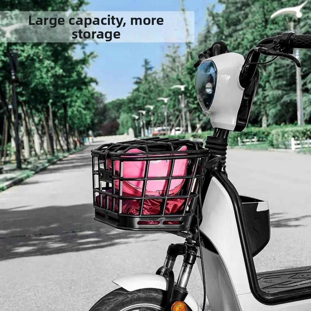 Cesto per Bicicletta Facile da Installare Grande Capacità Accessori per Bicicletta Elettrica Cesto Anteriore per Bicicletta