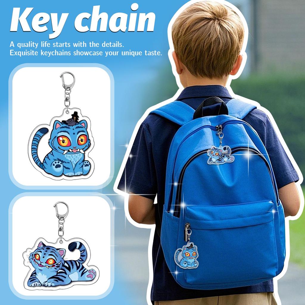 Acrylic Keychain  Student Backpack Pendant Decoration