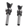 Woodworking Router Bit 14IN Carbide Dovetail Profile with Bottom Bearing for Precise and Stable Routing on Wood Materials