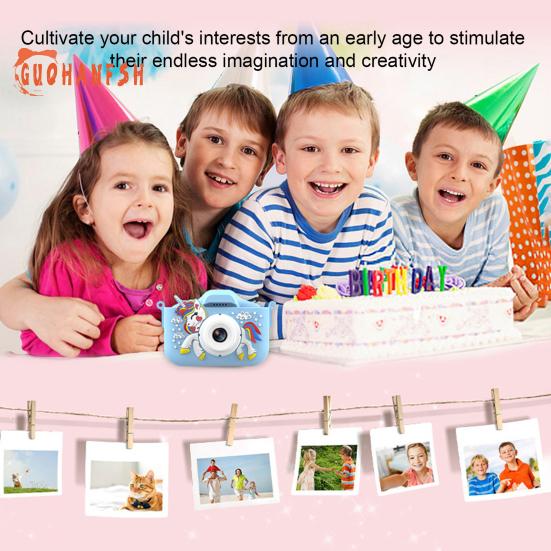 1 Set Kids Camera - Dual Lens Camera with Selfie Function, High-Resolution Children Photography Toy for Photo Video