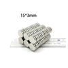 10pcs 15x3mm Round Magnets – Strong Metal Fridge Magnets for Photos, Stickers & DIY